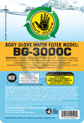 BG-3000 label