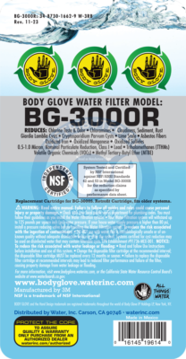 BG-3000RE label